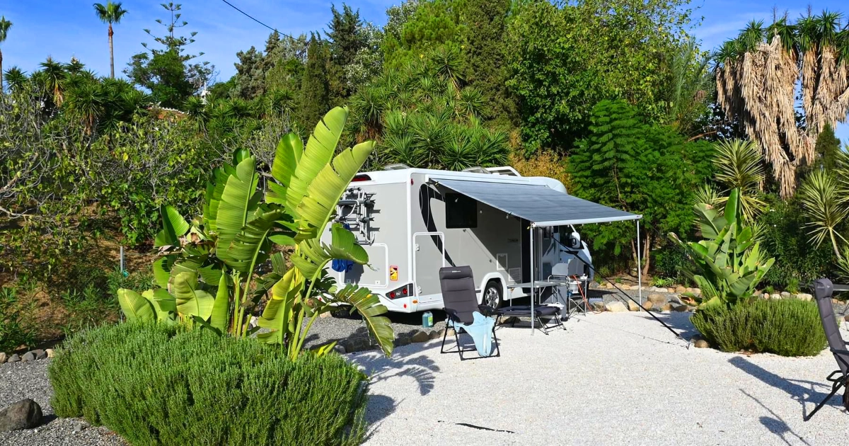 motorhome pitch at los chozones