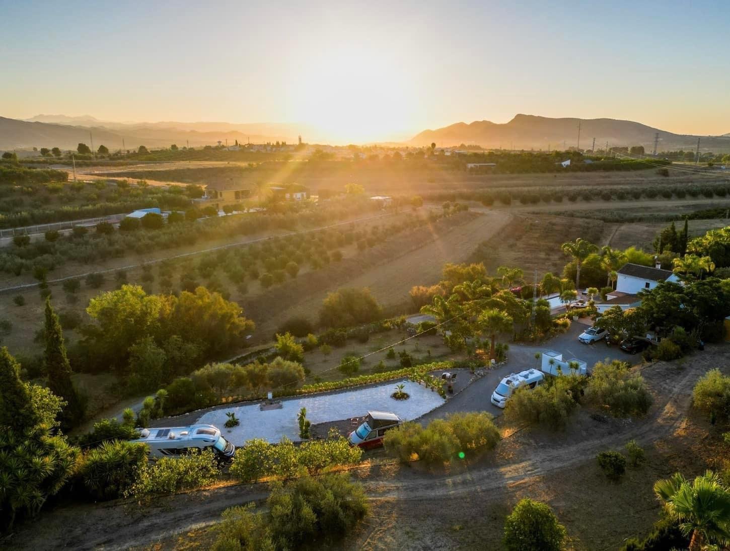 Los Chozones aerial view